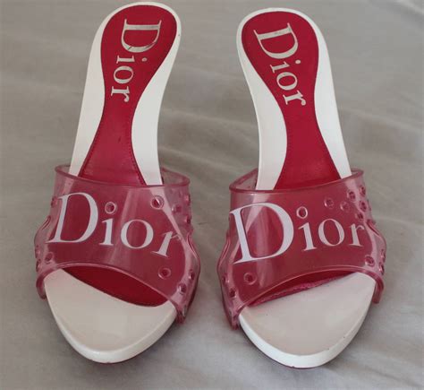 hot pink dior slides|christian dior slides for sale.